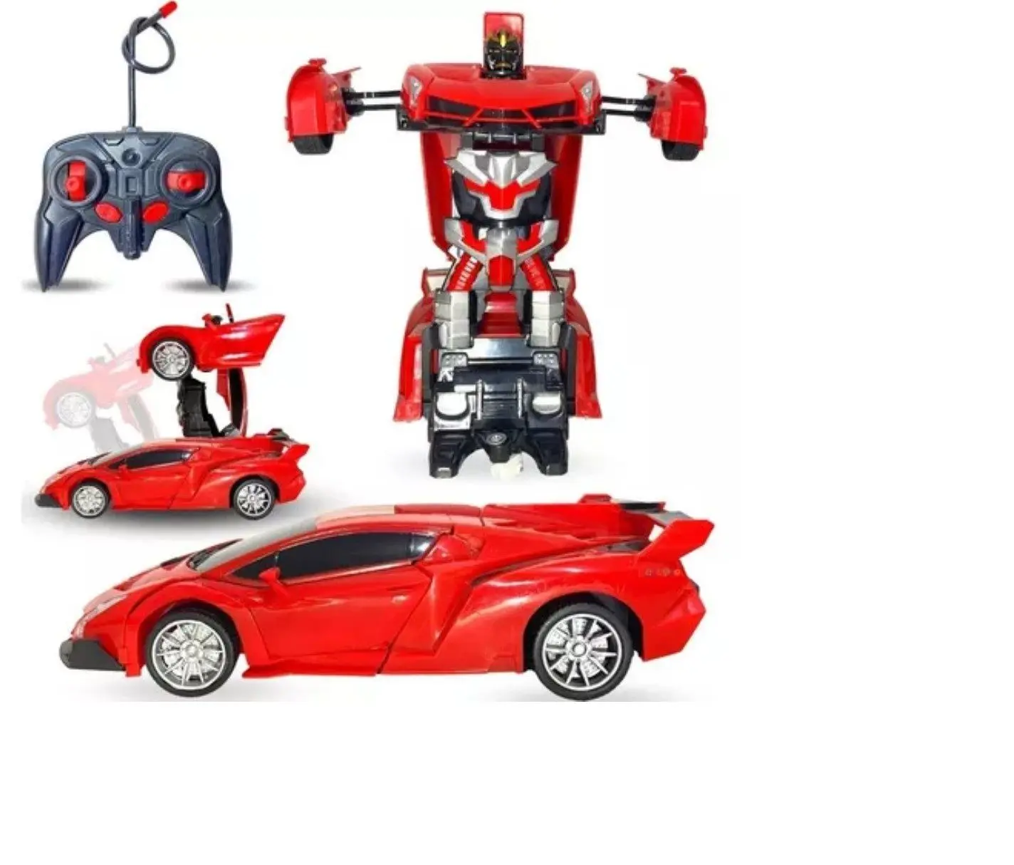 Carrinho De Controle Remoto Transformers Robo Lamborghini