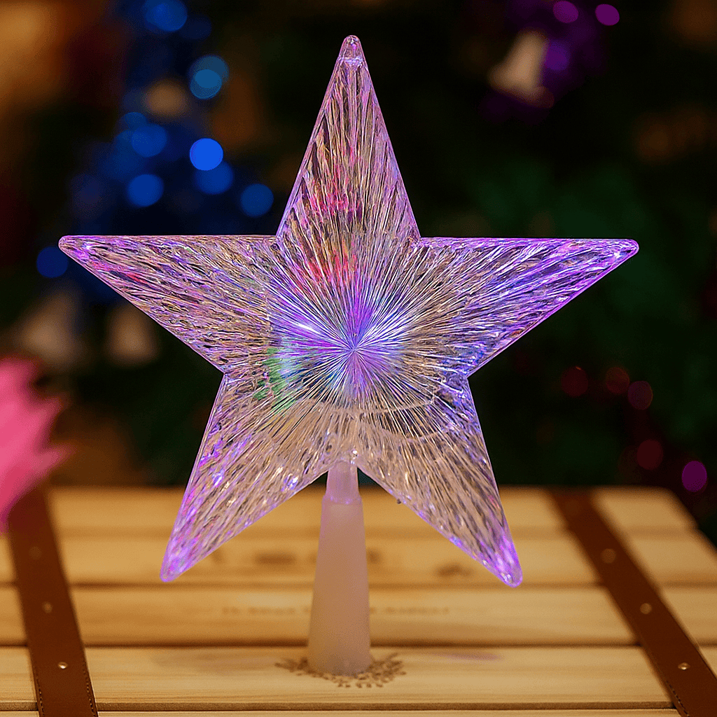 Ponteira Estrela Natalina de LED