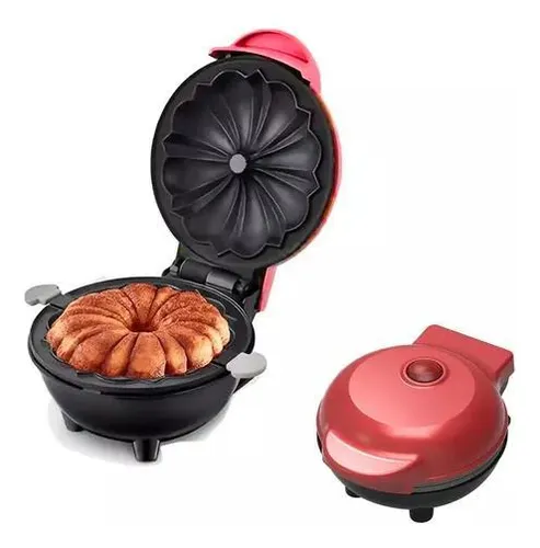Mini Maker Mini Bolo Portátil 110v Antiaderente Compacta