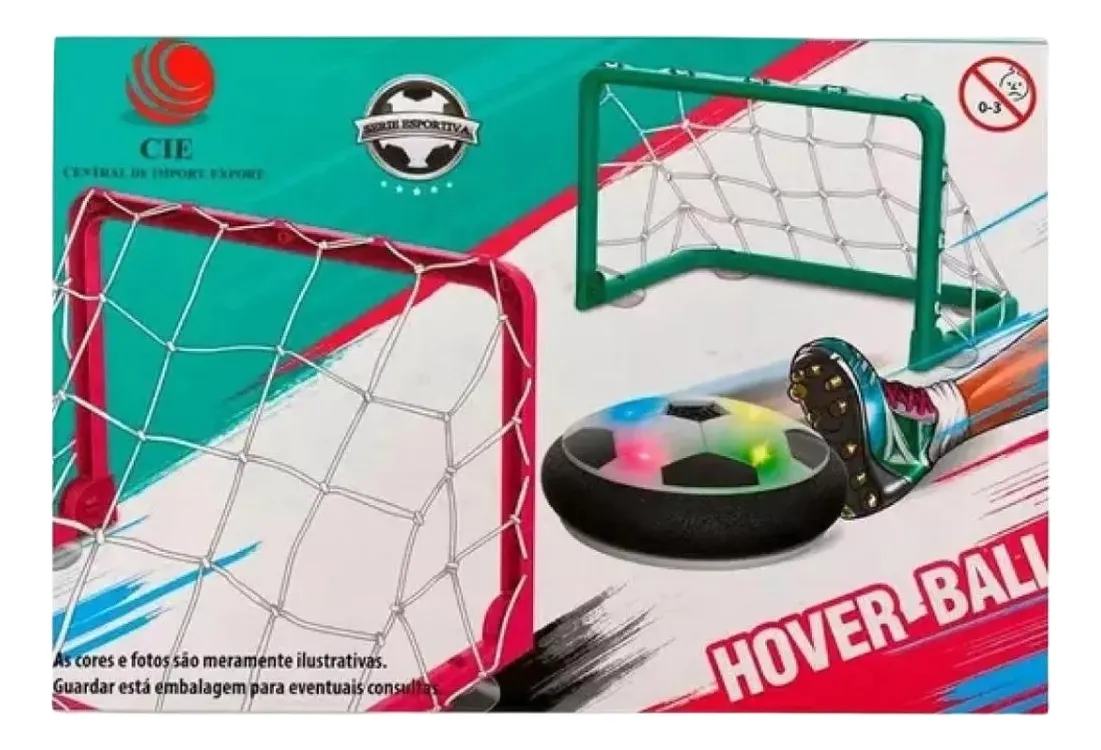 Bola Flutuante Hover Ball Com Luz E Traves