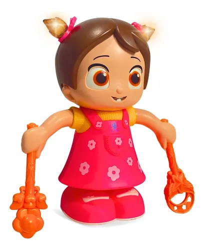 Brinquedo Infantil Boneca Da Pirueta Com Luzes Som E Música
