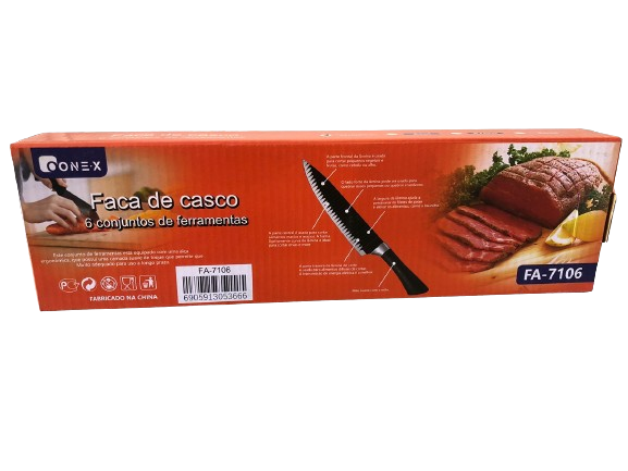 Kit de facas 6 peças