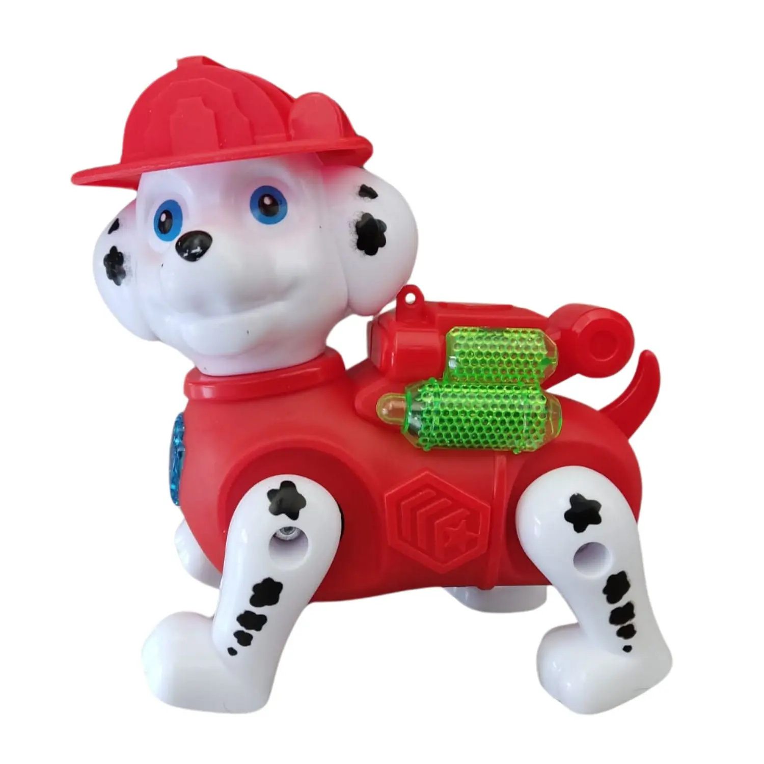 Cachorro Marshall Patrulha Canina que Anda Tem Som e Luz LED