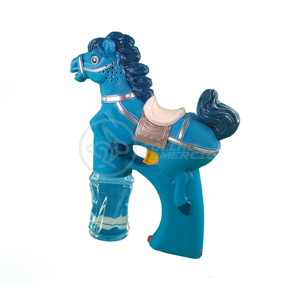 Cavalo Bolhudo Brinquedo Pop Tik Tok Lança Bolhas Sabão Mágica
