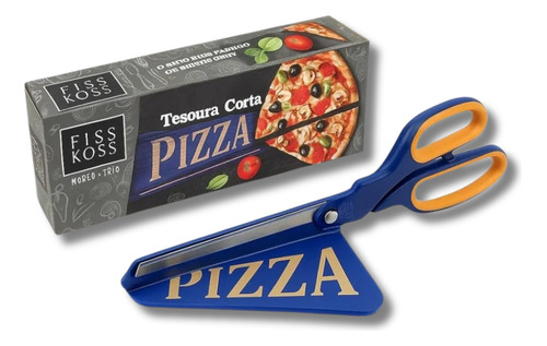 Tesoura Espátula Cortar Pizza Fiss Koss