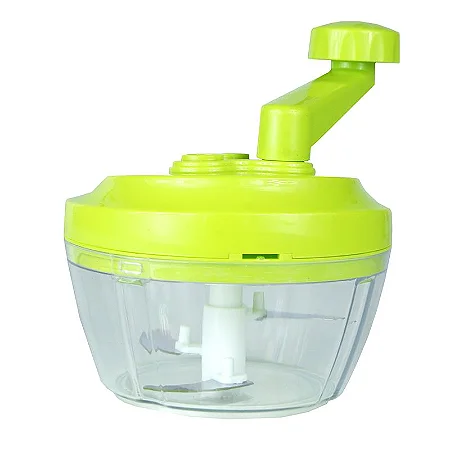Mini Processador Alimentos Manivela Manual Triturador Alho - Processador Manual