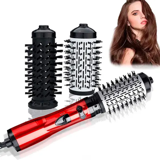 Escova Rotativa Secadora Modela E Alisa 2 Em 1 Potente