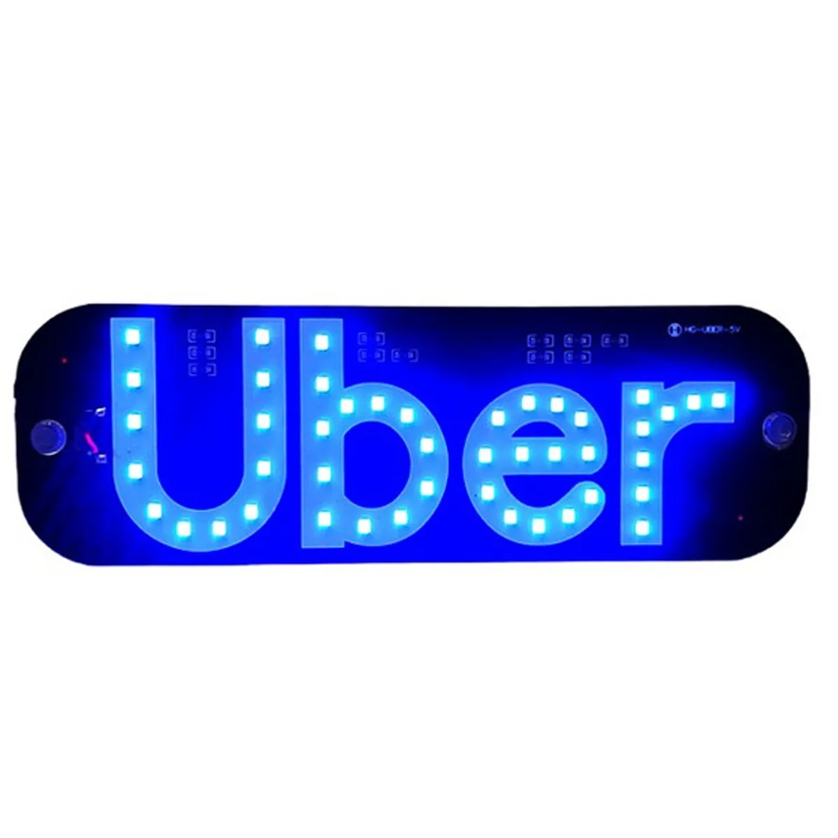 Placa Para Carro Led Letreiro Motorista De Aplicativo Táxi