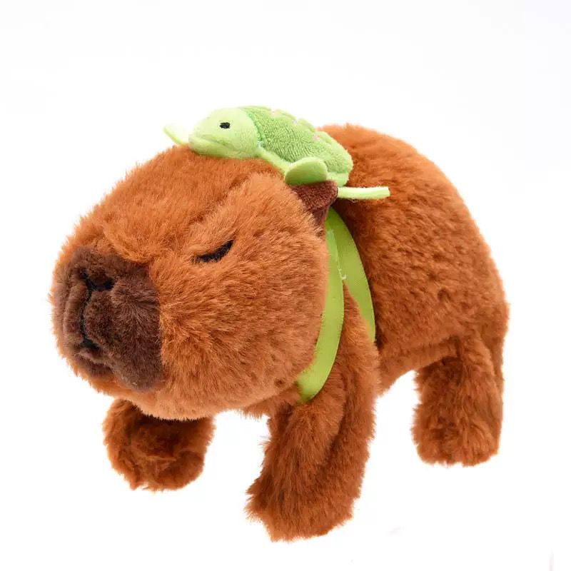 Brinquedos De Pelucia Capivara que anda e faz barulho