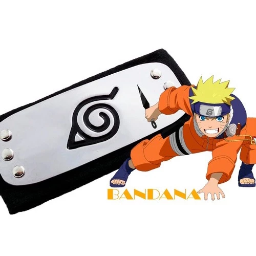 Bandana em Aço Inox Naruto