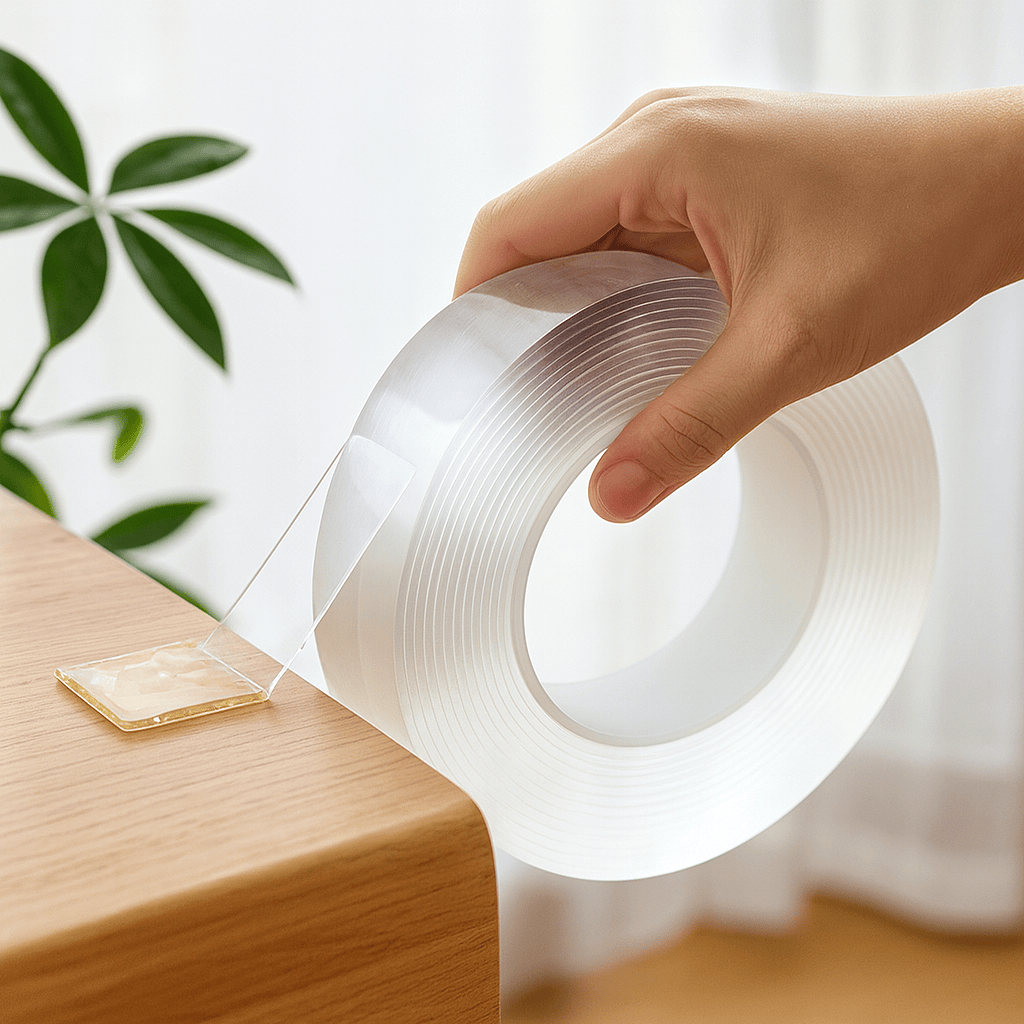 Fita Adesiva Transparente Reutilizável 3MT – Super Resistente