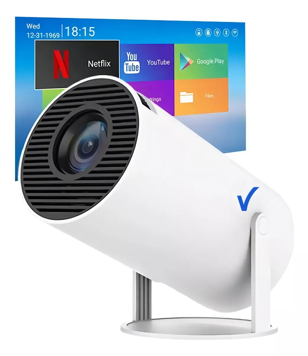 Smartprojetor Home Cinema 4K Projetor android Bahrein 11.0 resolução 4k hd bluetooth hdmi wifi