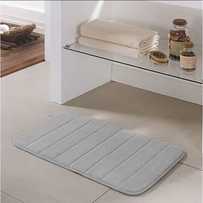 Tapete Soft Antiderrapante Banheiro 40x60cm Macio Aconchegante Acolchoado Confortável