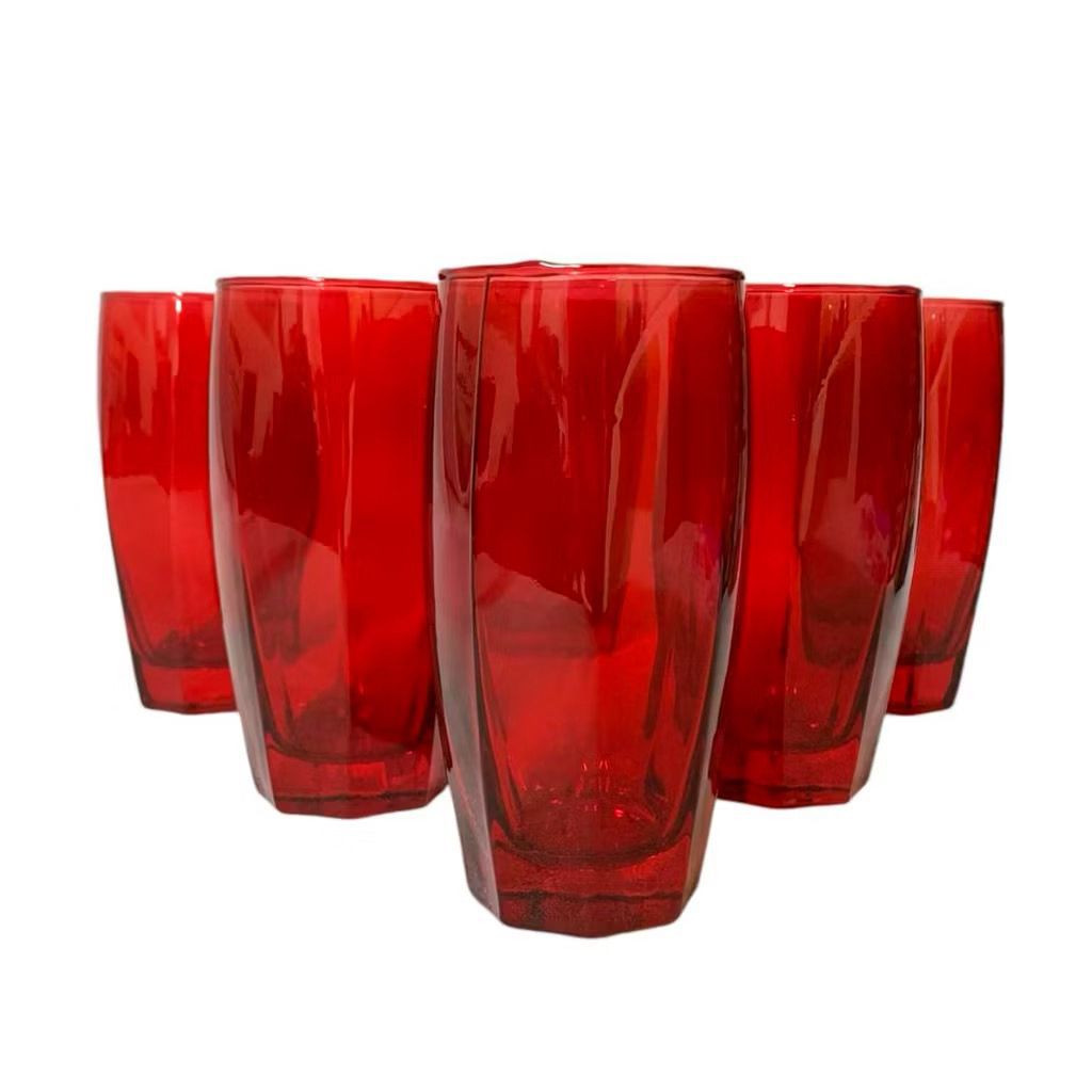 Jogo De Copos Flórida 6 Unidades 370ml Luxo Para Bebidas