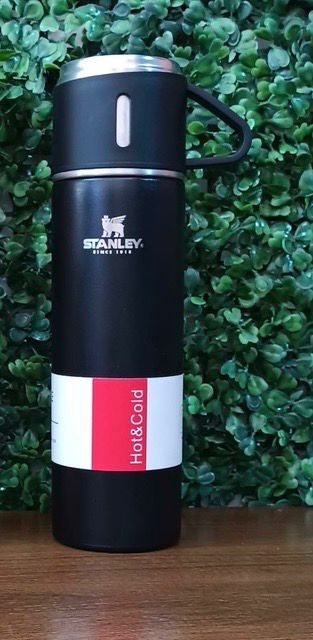 GARRAFA TÉRMICA STANLEY 500ML C/ TAMPA XÍCARA