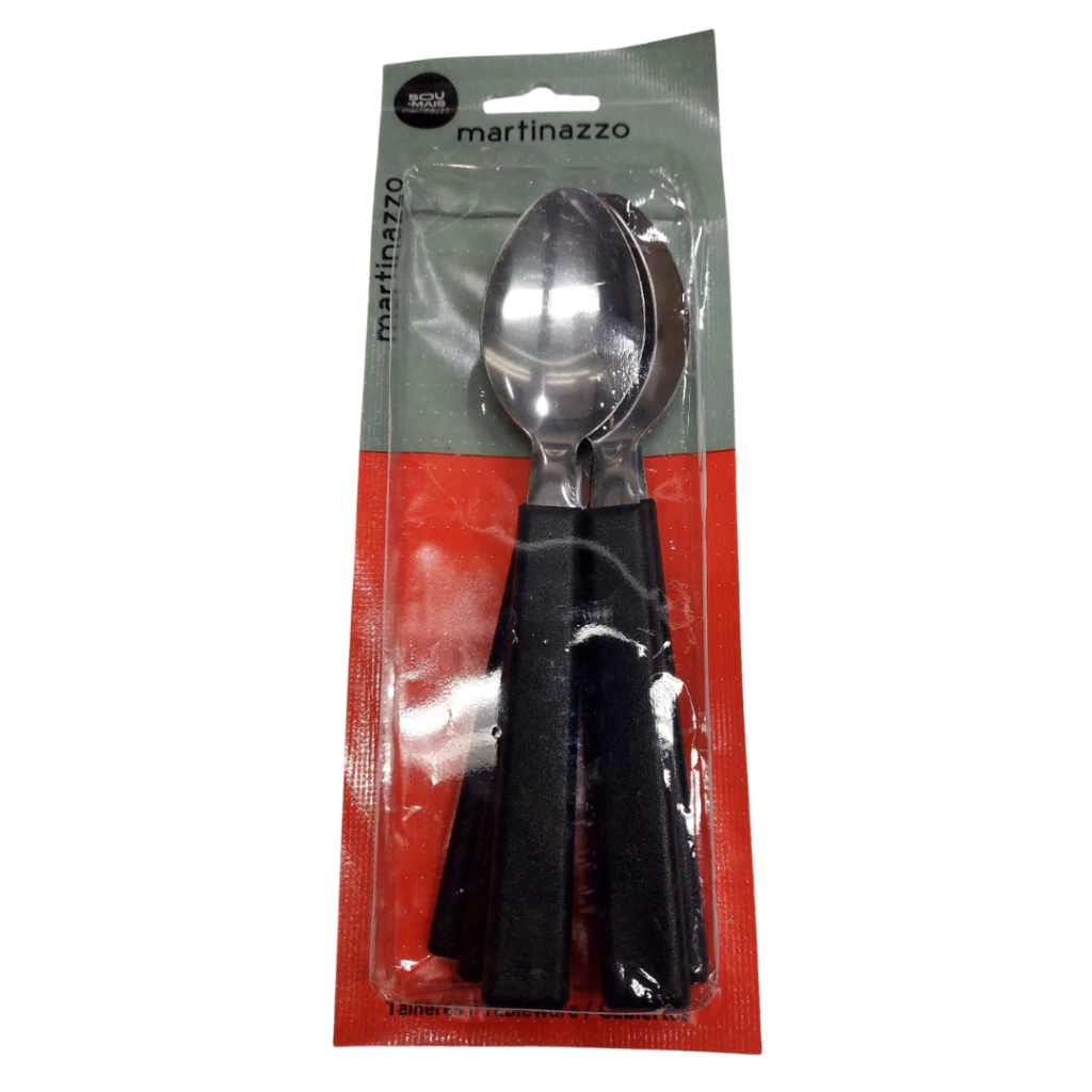 Conjunto de Colheres de Mesa 6 Peças - Preto