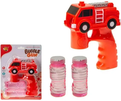 Sabao Pistola Arma Lancadora Bombeiro Vermelho