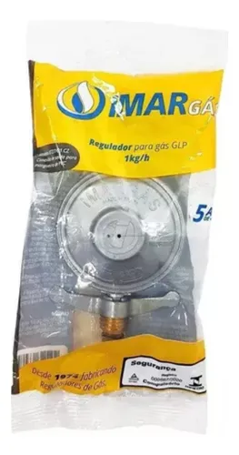 Regulador Gás De Cozinha Registro Glp Imargás 1.0 Kg/h