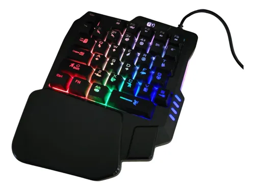 Teclado Gamer De Uma Mão - Fy-700