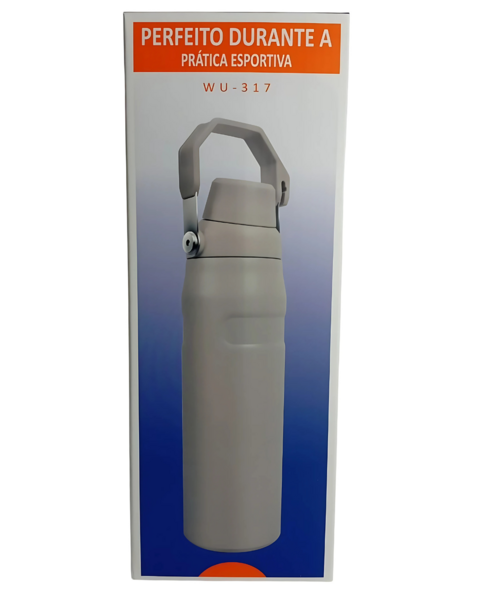 GARRAFA TÉRMICA COM ALÇA 750ML rosa