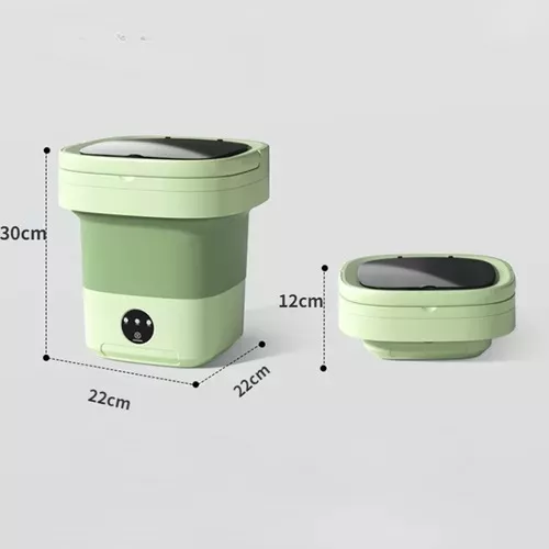 Mini Maquina De Lavar Roupas Portatil Dobrável 6,5 Litros