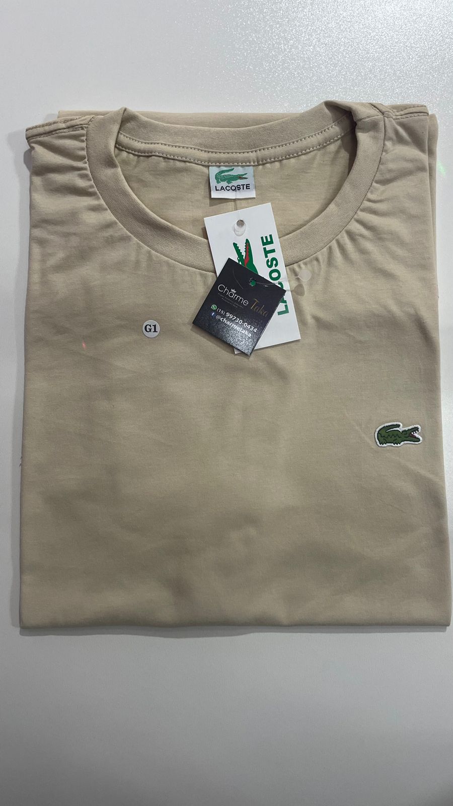camiseta tamanho g1 n7